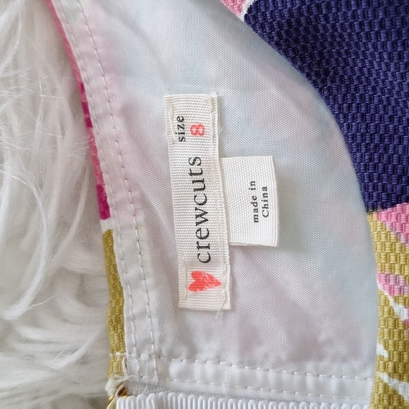 Crewcuts Drop Waist Ruffle Hem Dress in Seaside Floral - Picture 12 of 15